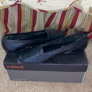 Black loafers